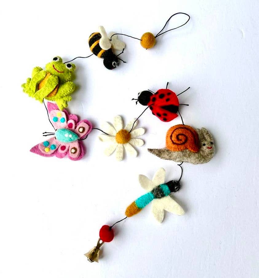 Garland - Felt Garden Friends