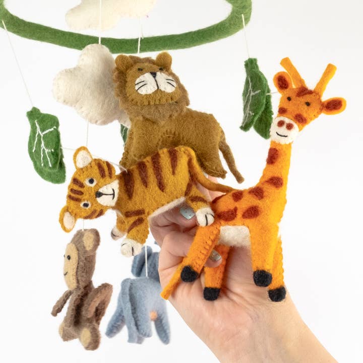 Felt Mobile - Jungle Animal
