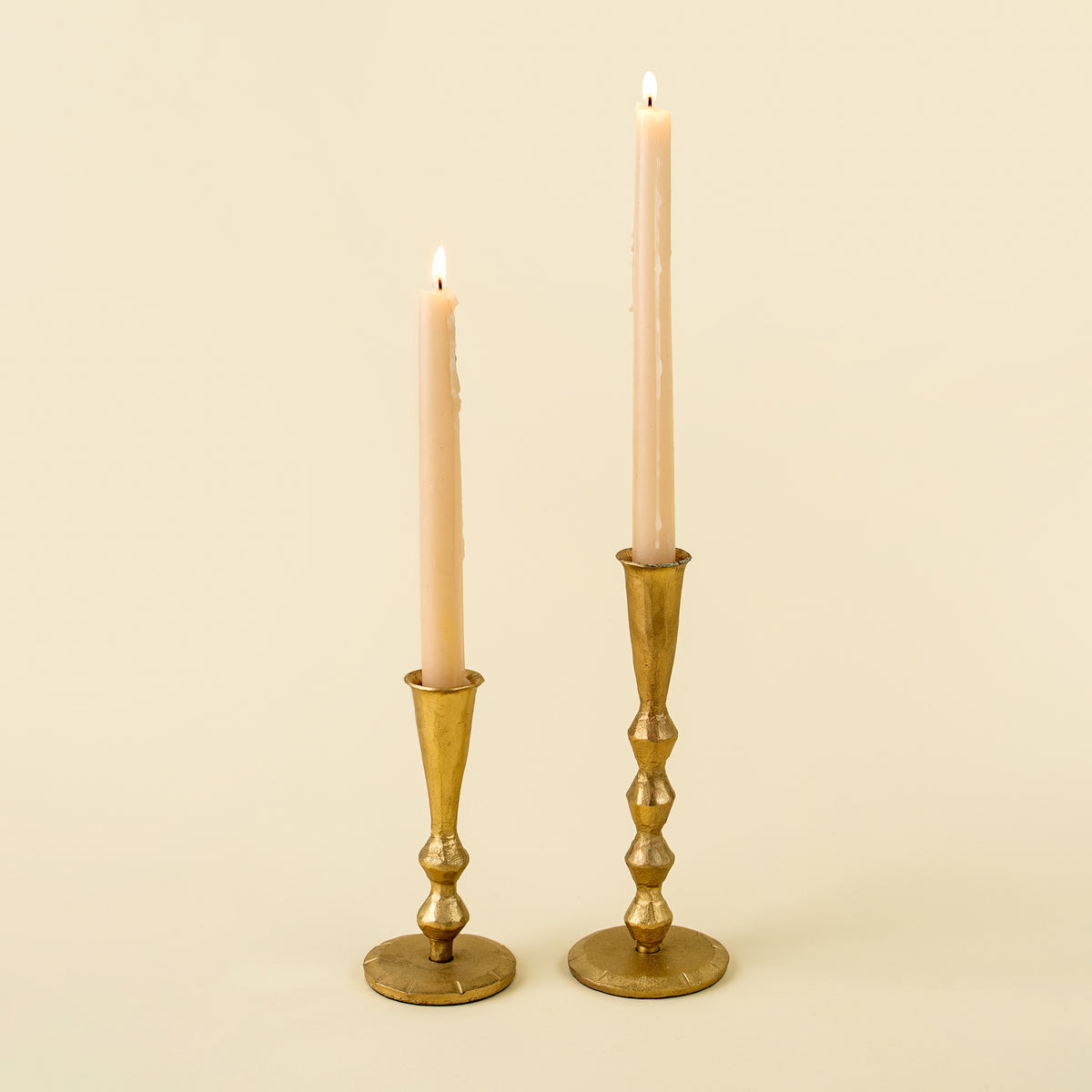 Ember Forged Candlestick S, Gold