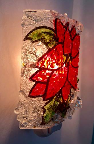 Poinsettia Night Light