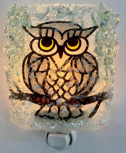 Snowy Owl Night Light