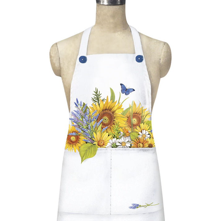 Hanging Sunflower Pocket Apron