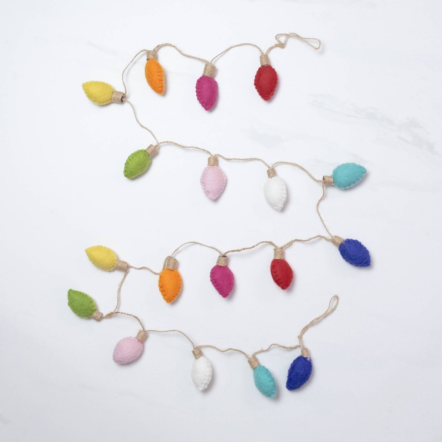 Garland - Felt Vintage Christmas Light