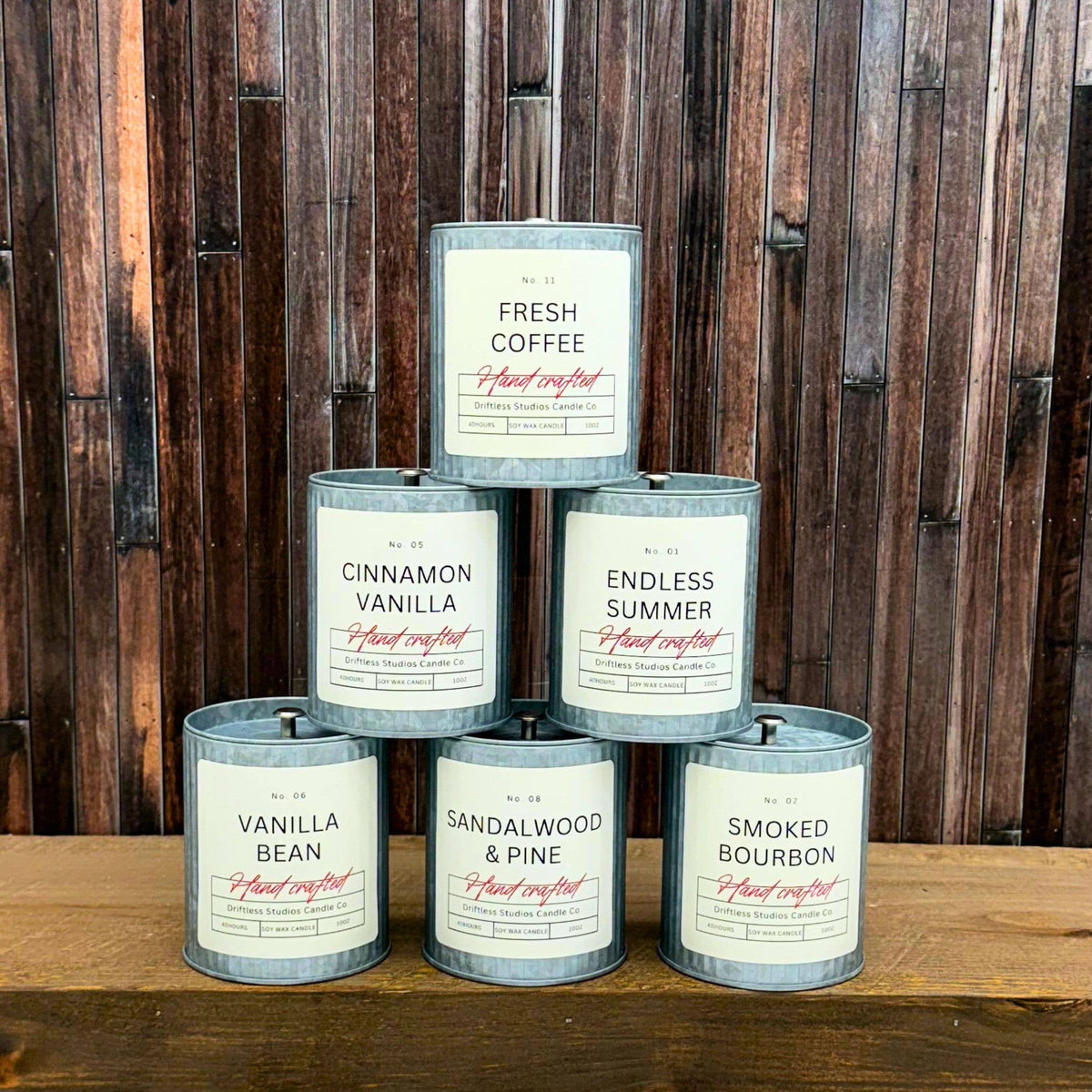 Vanilla Bean Tin Candle
