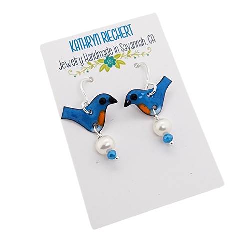 Bluebird Earrings