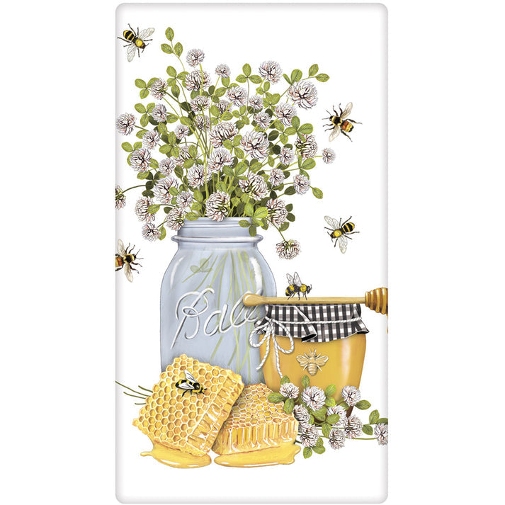 Honey and Clover Tea Towel