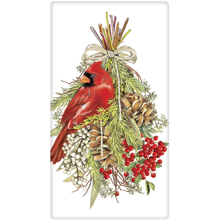 Cardinal Pine Swag Napkin Set of 4