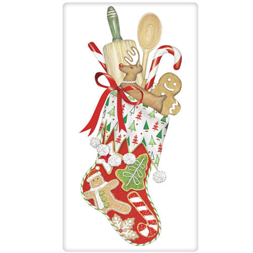 Baking Stocking Tea Towel