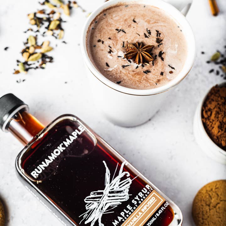 Cinnamon + Vanilla Infused Maple Syrup 250ml