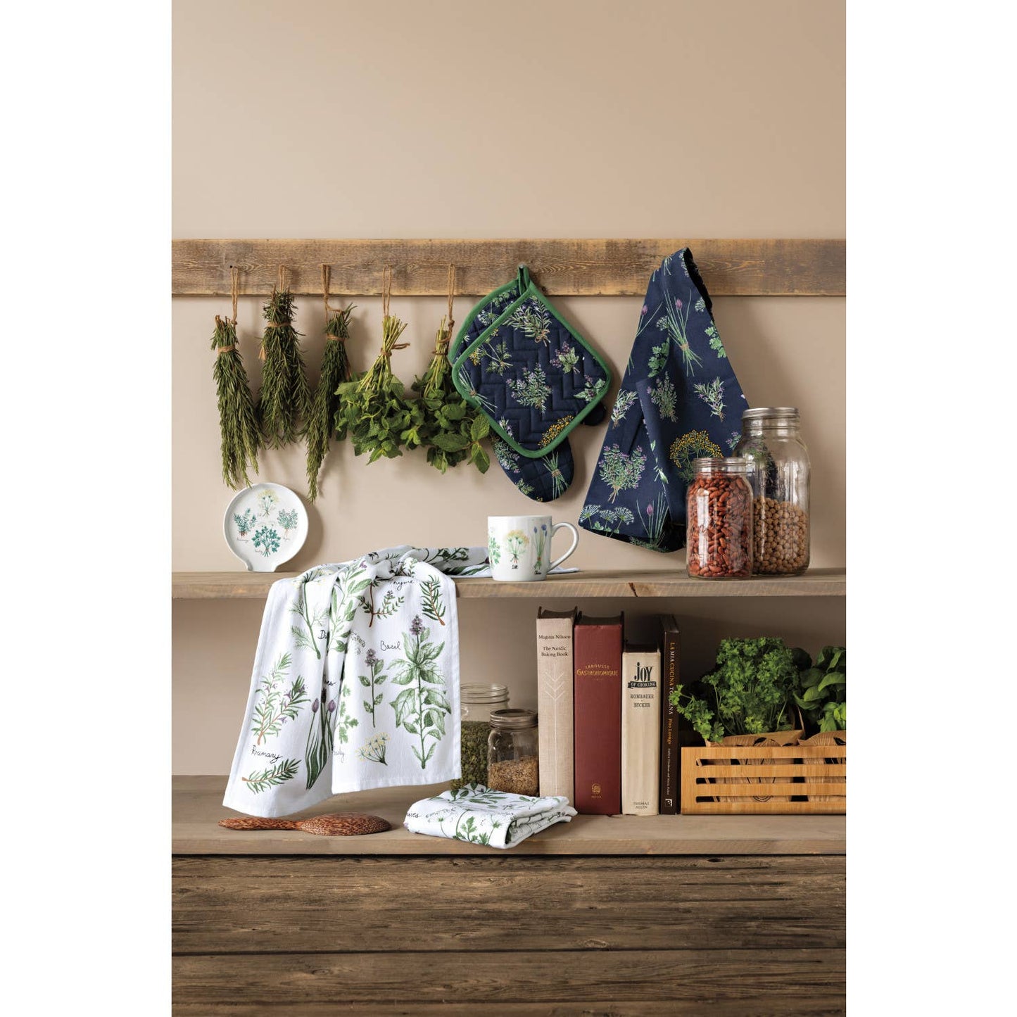 Fresh Herbs Oven Mitt