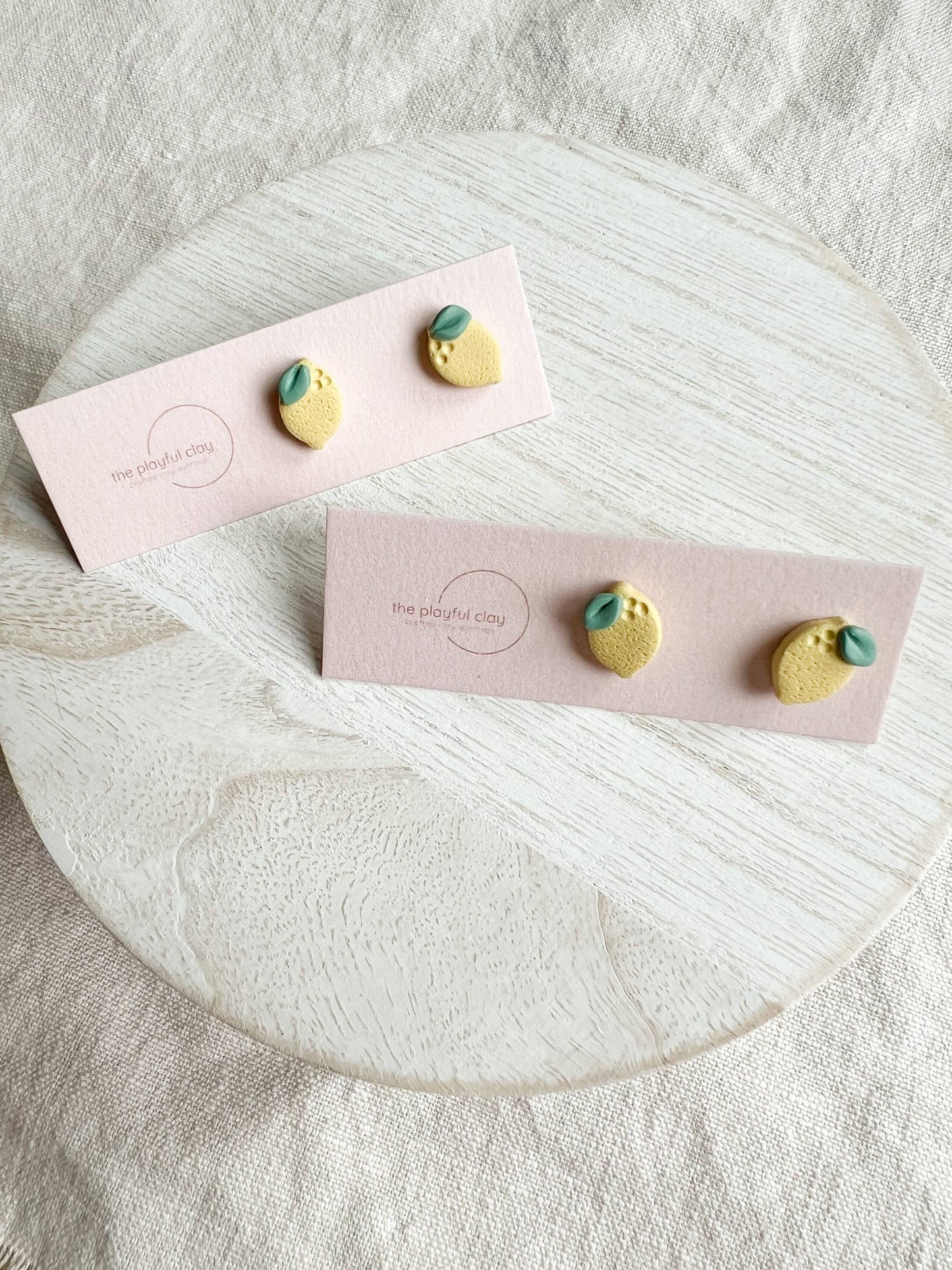 Lemon Stud Earrings