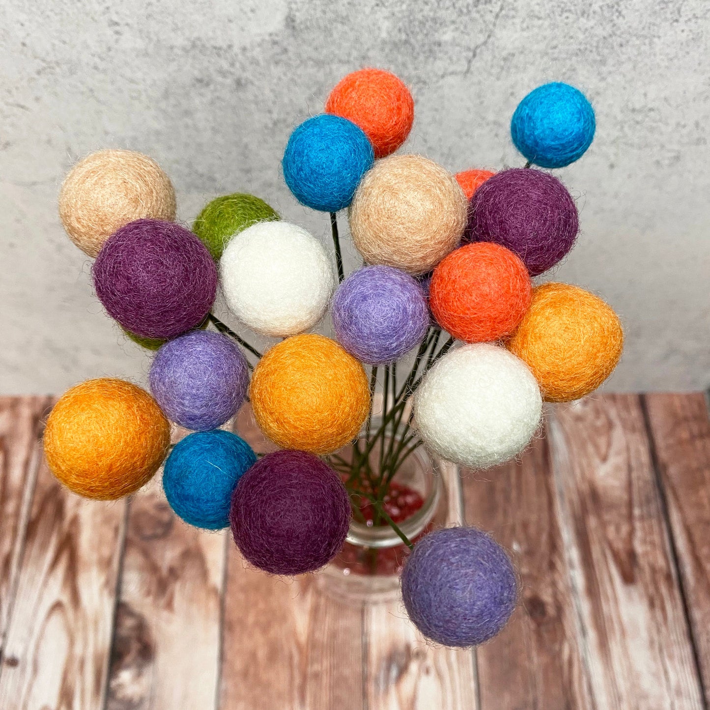 Blooming Floral Felt Flower Bouquet