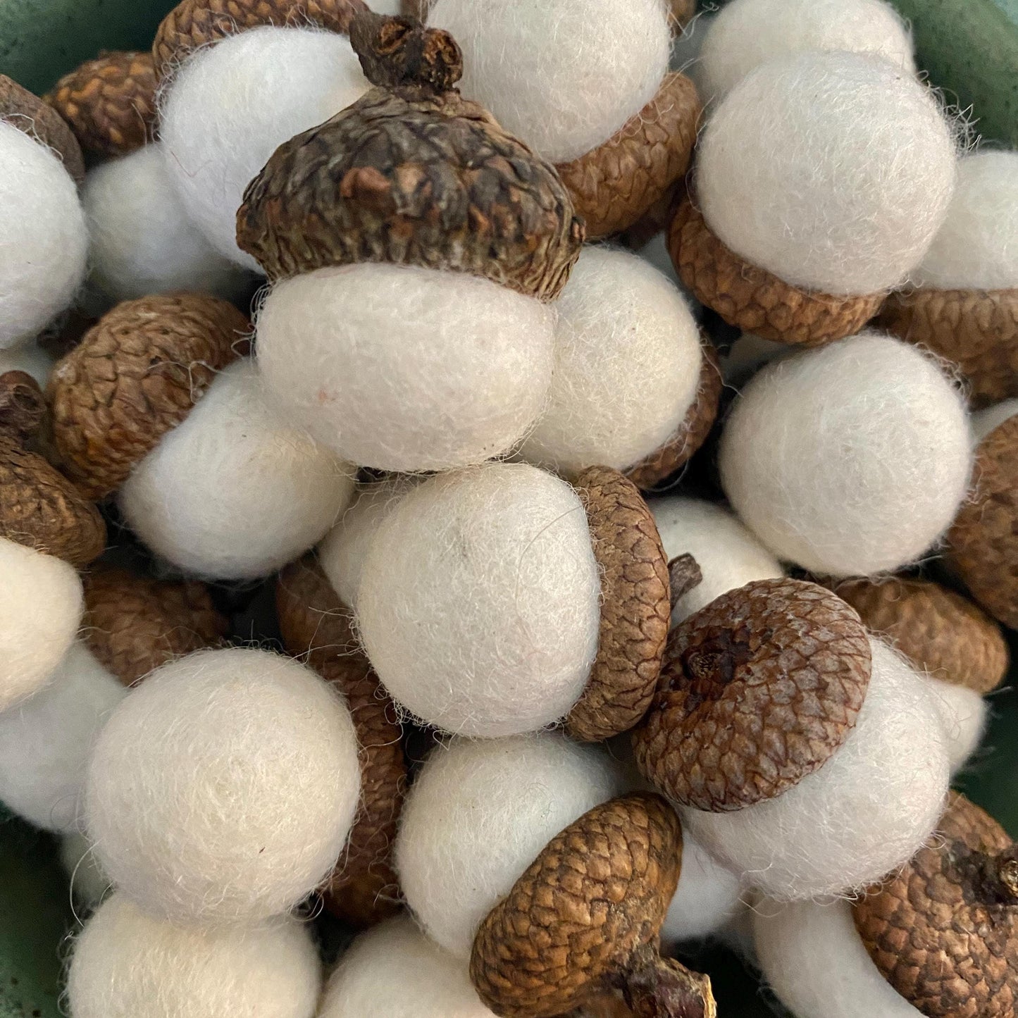 Felt Acorns Fresh Cream