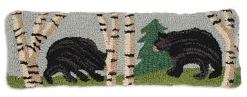 Bear in the Woods Pillow 8 x 24"