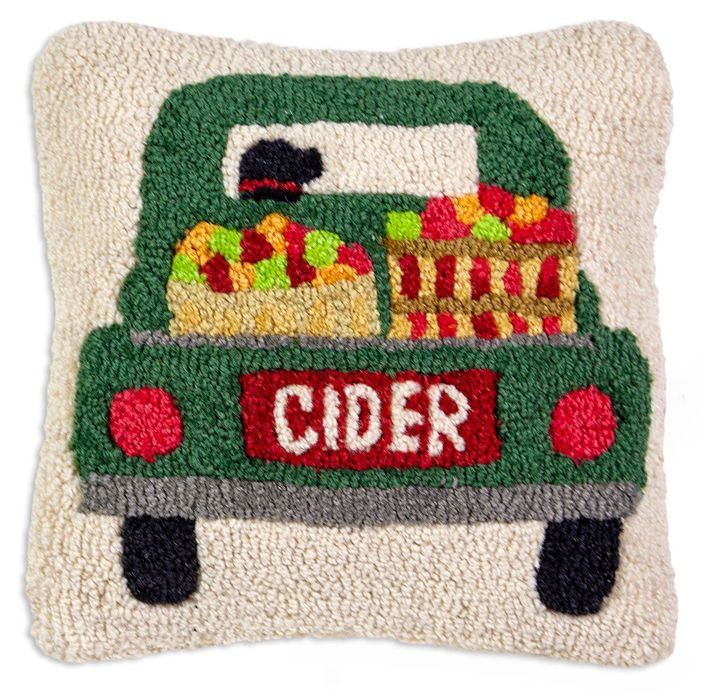 Cider Truck Pillow 14 x 14"