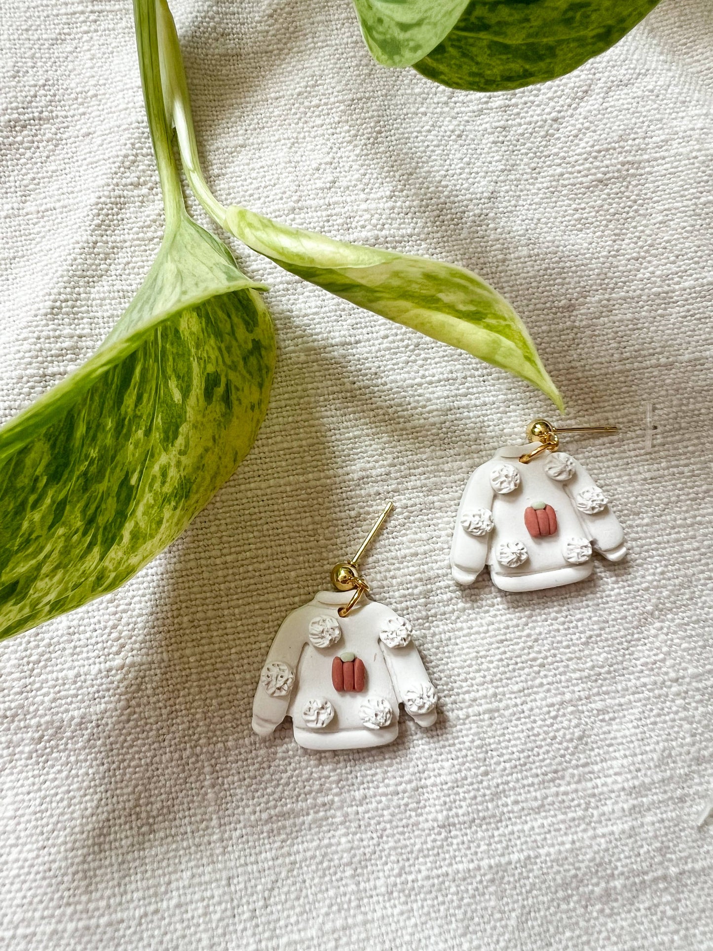 Pumpkin Sweater Dangles