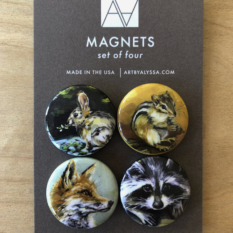 Woodland Animal Magnet Set