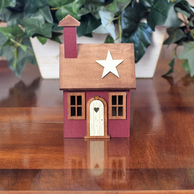 One Story Red House