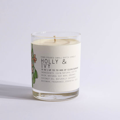 Holly & Ivy Glass Jar Candle