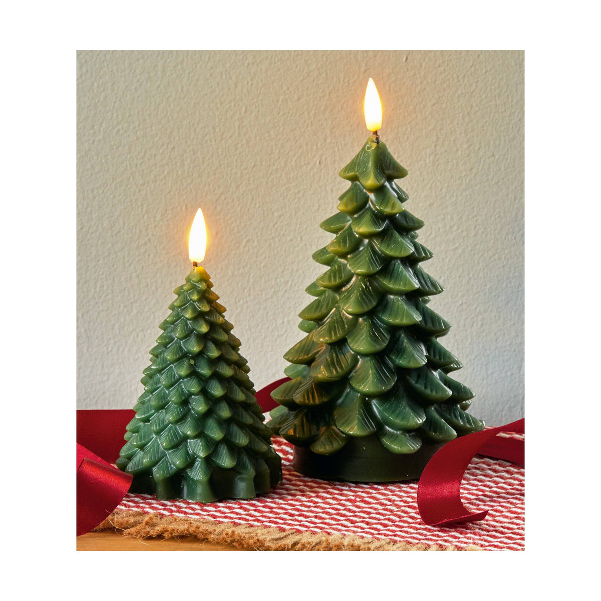Pine Tree LED Candle Large