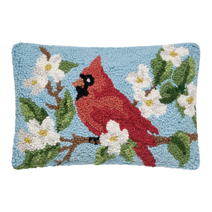 Cardinal Hooked Pillow