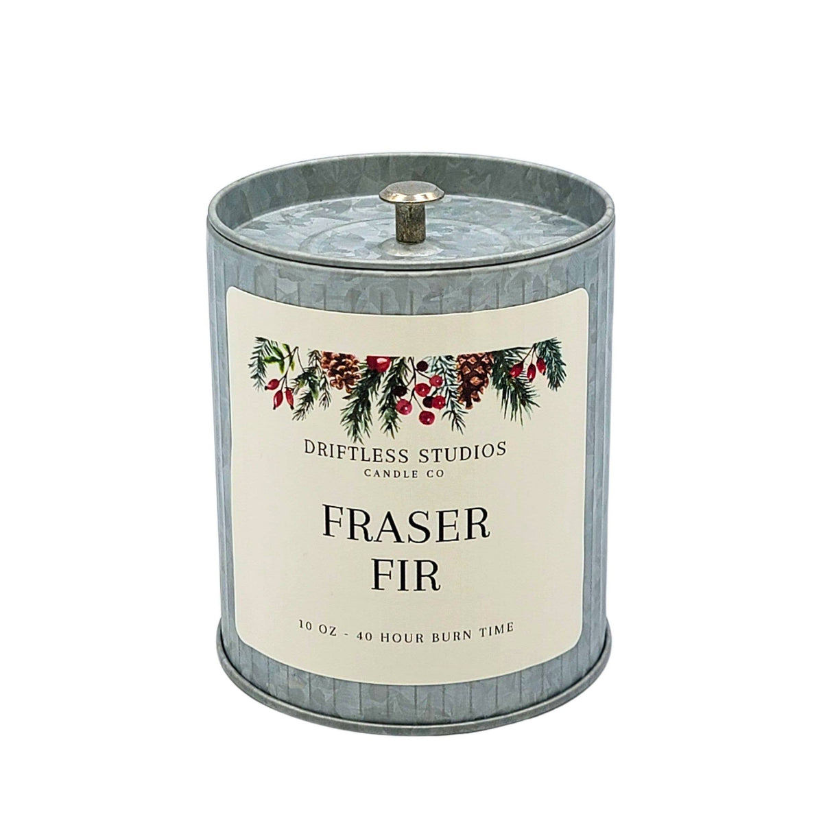 Fraser Fir Tin Candle