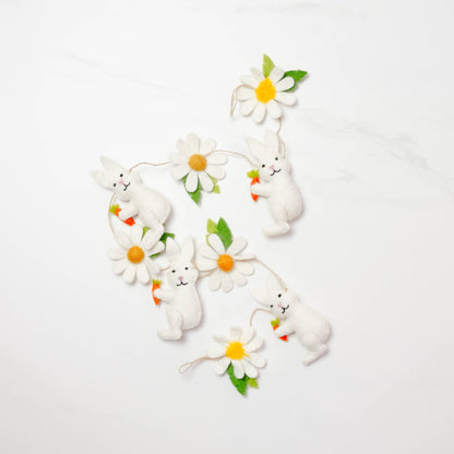 Garland - Felt Bunny and Daisy Chain