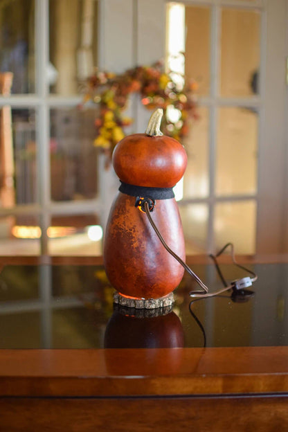 Gunther Tall Pumpkin Gourd Luminary