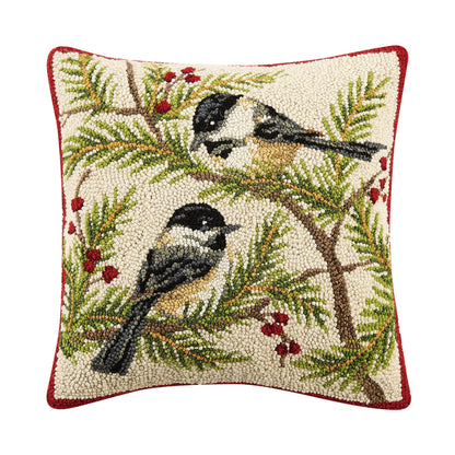 Chickadees Hook Pillow