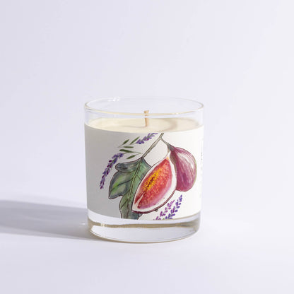 Lavender Fig Glass Jar Candle