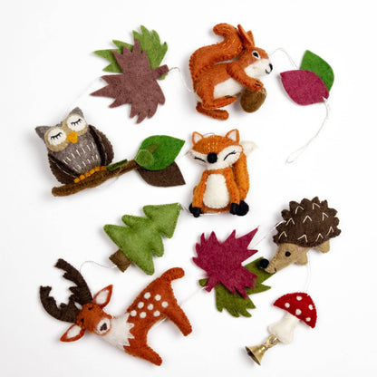 Garland - Felt Forest Animals