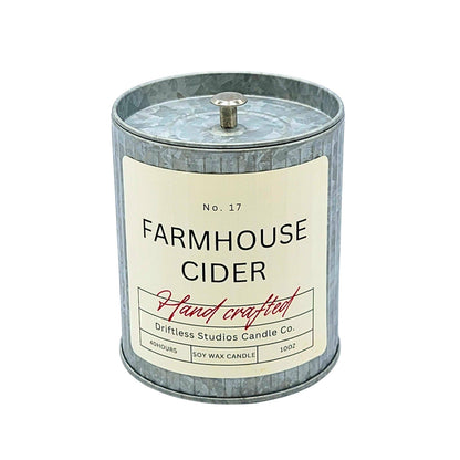 Farmhouse Cider Tin Candle