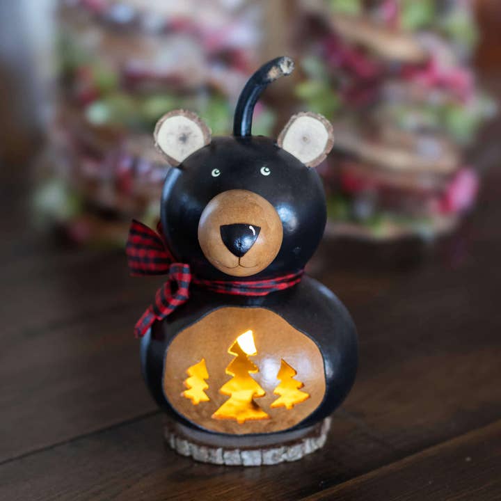 Brooks Bear Gourd Luminary