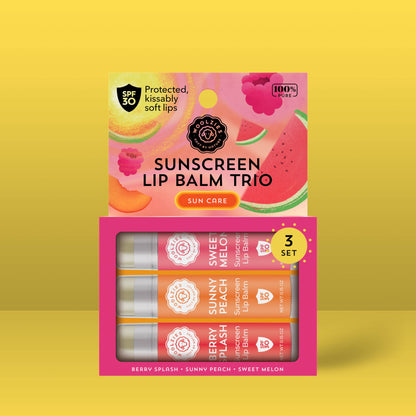 SPF Sunscreen Lip Balm Trio