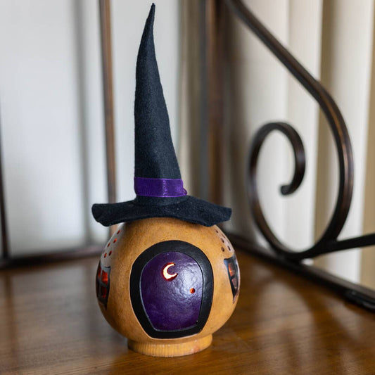 Witch Cottage Gourd Luminary