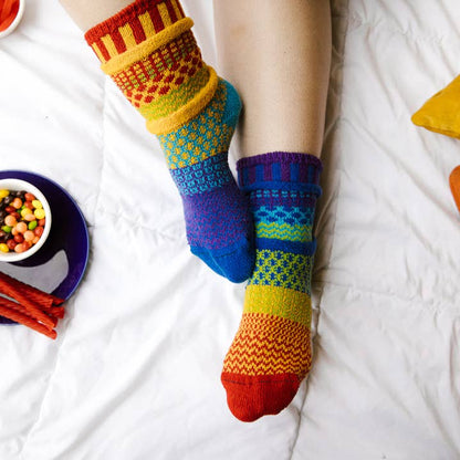 Rainbow Crew Socks