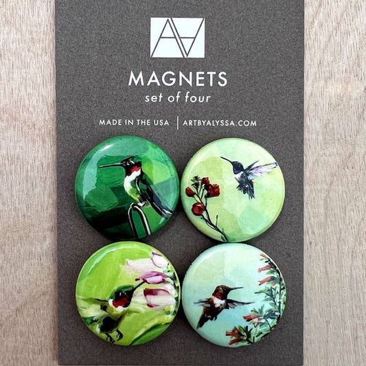 Hummingbirds Magnet Set