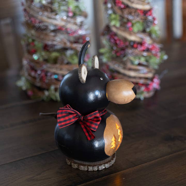 Brooks Bear Gourd Luminary