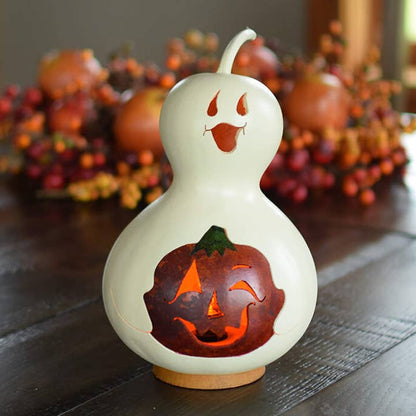 Spooky Boo Gourd Luminary