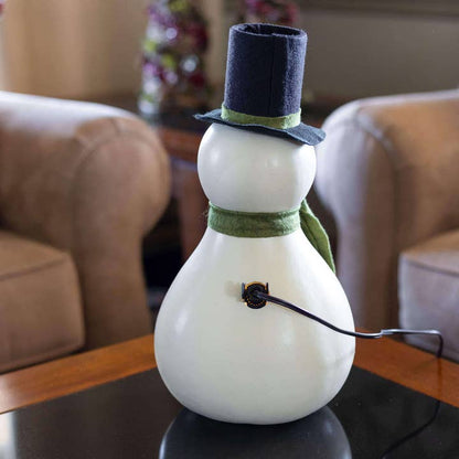 Meadowbrooke Snowman Gourd Luminary Large