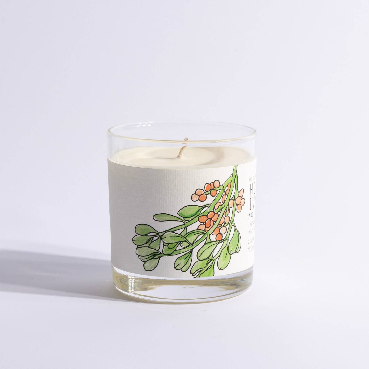 Holly & Ivy Glass Jar Candle