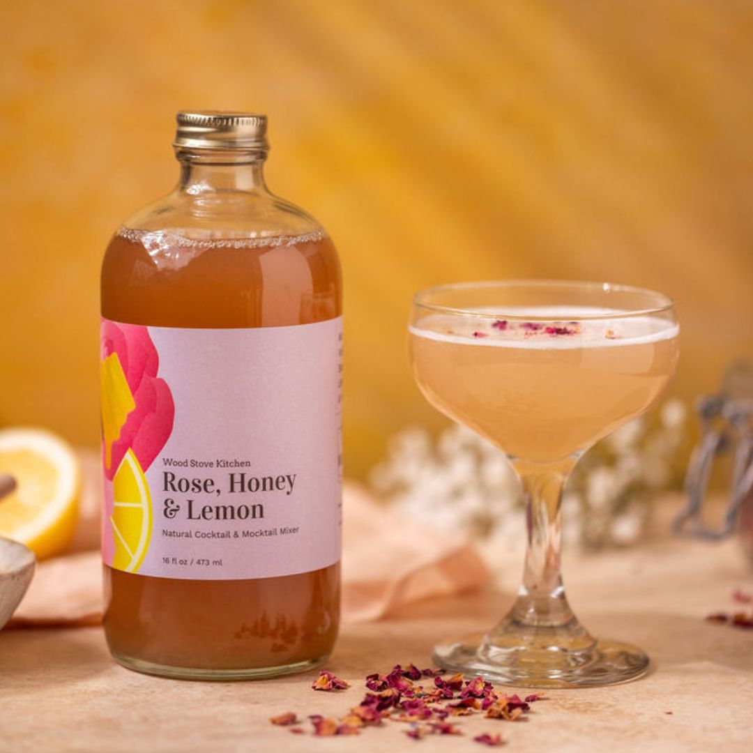 Rose, Honey, Lemon Cocktail Mixer