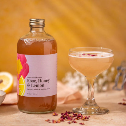Rose, Honey, Lemon Cocktail Mixer