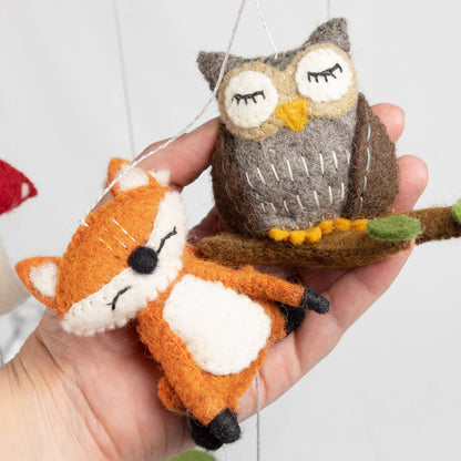 Felt Mobile - Forest Creature