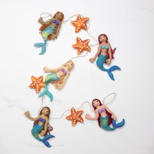 Garland - Felt Mermaid