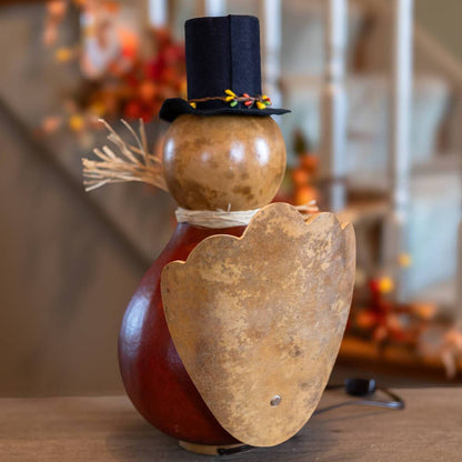 Theodore Turkey Large Gourd Luminary