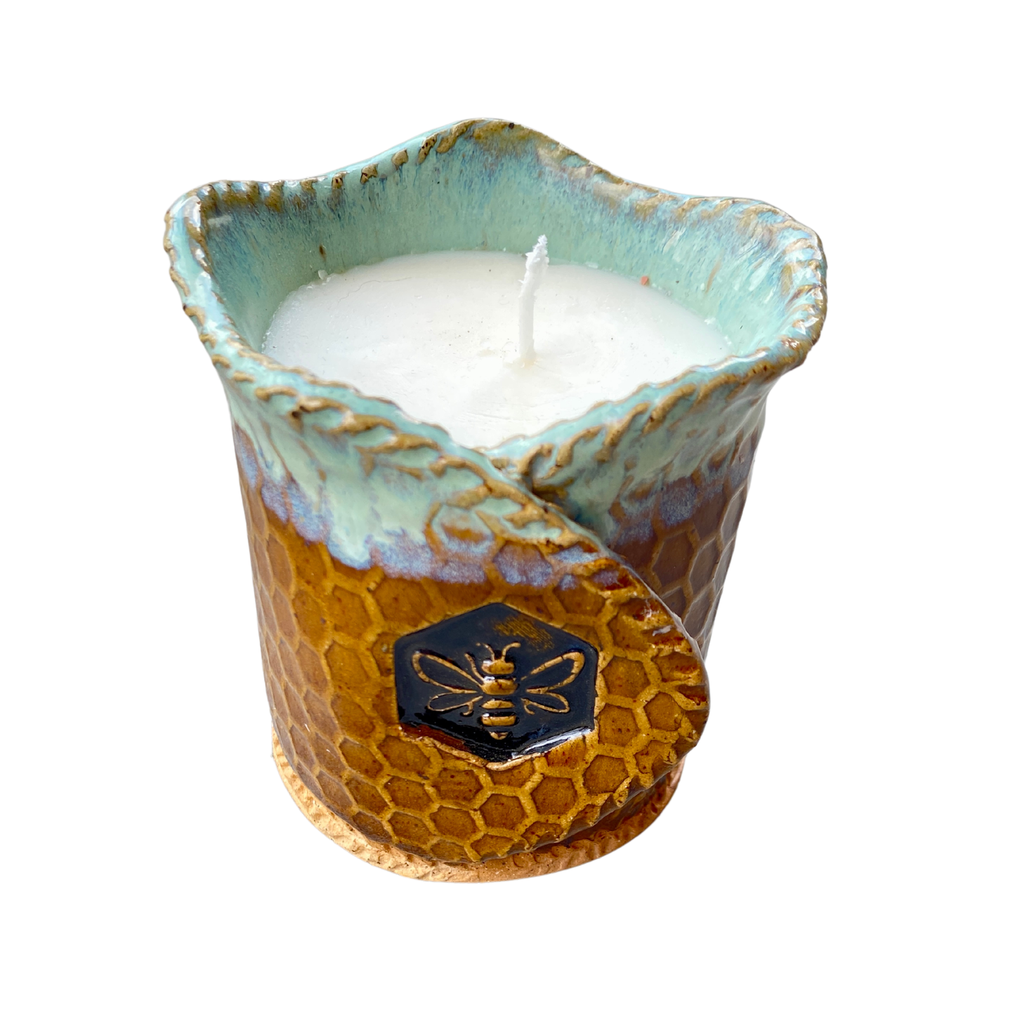 Ceramic Honey Hive Candle