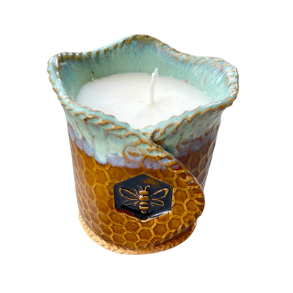 Ceramic Honey Hive Candle