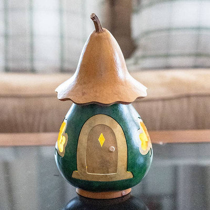 Shamrock Gourd Cottage Luminary