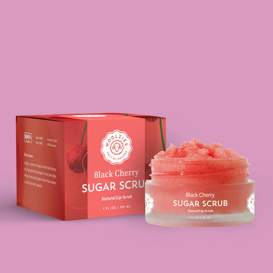 Black Cherry Natural Sugar Lip Scrub